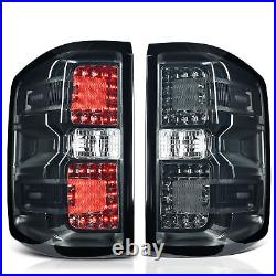 LED Tail Lights For 2014-2018 Chevy Silverado 1500 2500 HD 3500 HD Brake Lamps