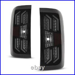 LED Tail Lights For 2014-2018 Chevy Silverado 1500 2500 HD 3500 HD Lamps Smoke