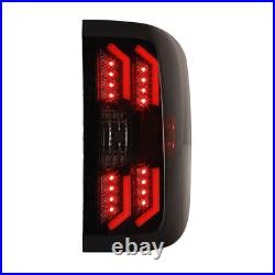 LED Tail Lights For 2014-2018 Chevy Silverado 1500 2500 HD 3500 HD Smoke Lamps