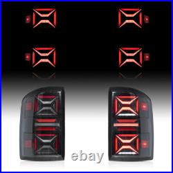 LED Tail Lights For 2014-2018 GMC Sierra 1500 2500HD 3500HD withStartup Animation