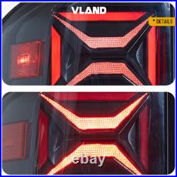 LED Tail Lights For 2014-2018 GMC Sierra 1500 2500HD 3500HD withStartup Animation