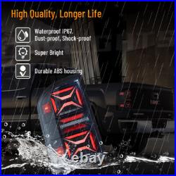 LED Tail Lights For 2014-2018 GMC Sierra 1500 2500HD 3500HD withStartup Animation