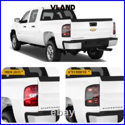 LED Tail Lights For 2014-2018 GMC Sierra 1500 2500HD 3500HD withStartup Animation