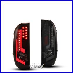 LED Tail Lights For 2014-2021 Toyota Tundra Black Pair Rear Brake Lamps Smoke