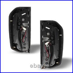 LED Tail Lights For 2014-2021 Toyota Tundra DRL Brake Lamps Black Smoke 1 Pair