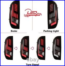 LED Tail Lights For 2014-2021 Toyota Tundra Sequential Turn Signals Lamps Pair