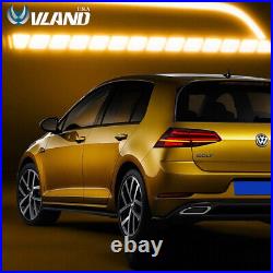 LED Tail Lights For 2015-2017 Volkswagen VW Golf 7 MK7 GTI Sequential Indicator