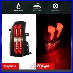 LED Tail Lights For 2015-2020 Chevy Tahoe Suburban Rear Lamps Black Smoke Lens
