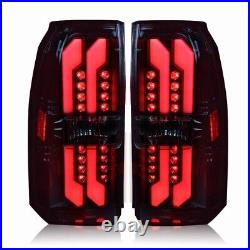 LED Tail Lights For 2015-2020 Chevy Tahoe Suburban Rear Lamps Black Smoke Lens