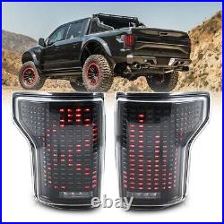 LED Tail Lights For 2015-2020 Ford F150 F-150 LED Sequential Rear Lamp Animation