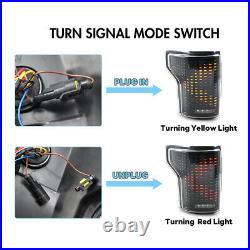 LED Tail Lights For 2015-2020 Ford F150 F-150 LED Sequential Rear Lamp Animation