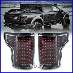 LED Tail Lights For 2015-2020 Ford F150 F-150 LED Sequential Rear Lamp Animation