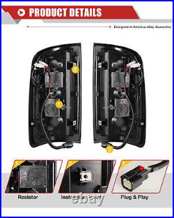 LED Tail Lights For 2015-2022 Chevy Colorado Black Smoked Turn Signal Lamps Pair