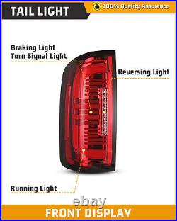 LED Tail Lights For 2015-2022 Chevy Colorado/GMC Canyon Red Lnes Rear Brake Lamp