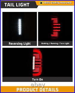 LED Tail Lights For 2015-2022 Chevy Colorado/GMC Canyon Red Lnes Rear Brake Lamp