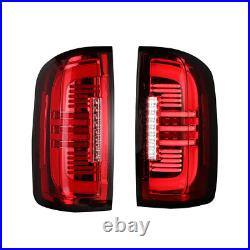 LED Tail Lights For 2015-2022 Chevy Colorado/GMC Canyon Red Lnes Rear Brake Lamp