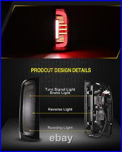 LED Tail Lights For 2015-2022 Chevy Colorado/GMC Canyon Smoke Brake Signal Lamps
