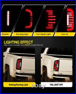 LED Tail Lights For 2015-2022 Chevy Colorado/GMC Canyon Smoke Brake Signal Lamps