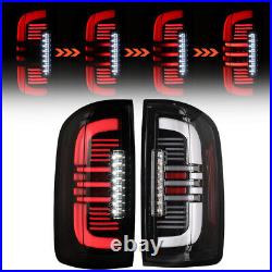 LED Tail Lights For 2015-2022 Chevy Colorado Sequential Signal Clear Len Lamps