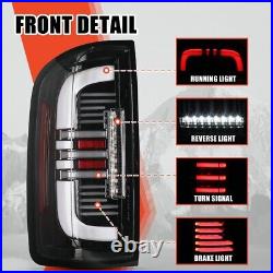 LED Tail Lights For 2015-2022 Chevy Colorado Sequential Signal Clear Len Lamps