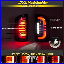 LED Tail Lights For 2015-2022 Chevy Colorado Sequential Signal Clear Len Lamps