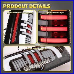 LED Tail Lights For 2015-2022 Chevy Colorado Sequential Signal Clear Len Lamps