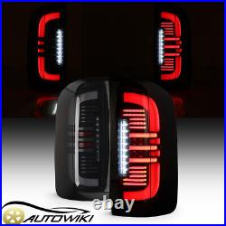 LED Tail Lights For 2015-2022 Chevy Colorado Smoked Brake Turn Signal Lamp Pair