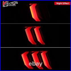 LED Tail Lights For 2015-2022 Ford Mustang Sequential Smoke Turn Signal Lamps