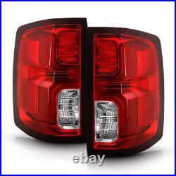 LED Tail Lights For 2016-2018 Chevrolet Silverado 1500 Assembly Taillamps LH+RH