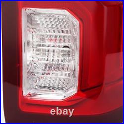 LED Tail Lights For 2016-2018 Chevrolet Silverado 1500 Assembly Taillamps LH+RH