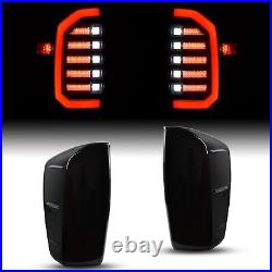 LED Tail Lights For 2016-2023 Toyota Tacoma Brake Rear Lamps Black Smoke Red