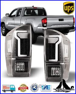 LED Tail Lights For 2016-2023 Toyota Tacoma Rear Brake Signal Lamps Left+Right