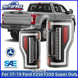 LED Tail Lights For 2017-2019 Ford F-250 F-350 F-450 Super Duty Sequential Lamps