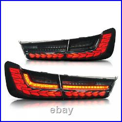 LED Tail Lights For 2019-2022 BMW G20 G80 M3 3 Series Smoked Start Up Animation