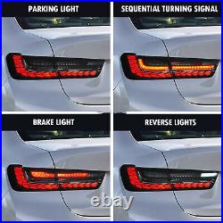 LED Tail Lights For 2019-2022 BMW G20 G80 M3 3 Series Smoked Start Up Animation