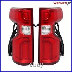LED Tail Lights For 2019-2023 Chevy Silverado 1500 Left&Right Side Rear Lamps