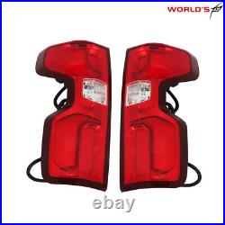 LED Tail Lights For 2019-2023 Chevy Silverado 1500 Left&Right Side Rear Lamps