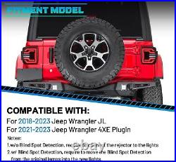 LED Tail Lights For 2021-2023 Jeep Wrangler 4XE Plugin Sequential Turn Signal