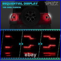 LED Tail Lights For 2021-2023 Jeep Wrangler 4XE Plugin Sequential Turn Signal