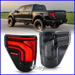 LED Tail Lights For 2024 2025 Ford F150 Brake Rear Lamps Dynamic with Blind Spot