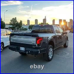 LED Tail Lights For 2024 2025 Ford F150 Brake Rear Lamps Dynamic with Blind Spot