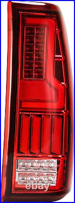 LED Tail Lights For 99-06 Chevy Silverado 99-02 GMC Sierra Red Brake Lamps Pair