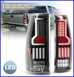 LED Tail Lights For 99-06 Chevy Silverado 99-03 GMC Sierra 1500 2500 3500 Clear