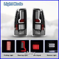 LED Tail Lights For 99-06 Chevy Silverado 99-03 GMC Sierra 1500 2500 3500 Clear