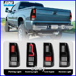 LED Tail Lights For 99-06 Chevy Silverado 99-03 GMC Sierra 1500 2500 3500 Lamps