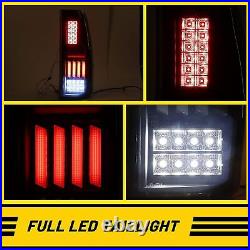 LED Tail Lights For 99-06 Chevy Silverado/99-03 GMC Sierra Black Smoke Lamp Pair