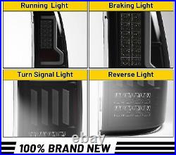 LED Tail Lights For 99-06 Chevy Silverado/99-03 GMC Sierra Black Smoke Lamp Pair