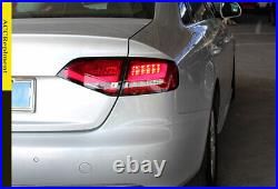 LED Tail Lights For Audi a4 2009-2012 Sequential Signal Smoke/Red Replace OEM