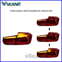 LED Tail Lights For BMW 3 Series F30 2012-2015 Sequential Indicator Rear Light