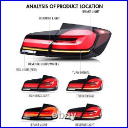 LED Tail Lights For BMW 5 Series F10 F18 M5 2011-2017 Start Animation Rear Lamps